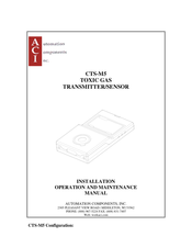 aci CTS-M5 Installation, Operation And Maintenance Manual