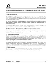 Chrontel CH7034B Application Notes