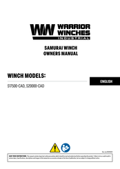 Warrior Winches SAMURAI S20000-CAD Owner's Manual
