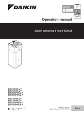 Daikin Altherma ELVX12S18E 6V Series Operation Manual
