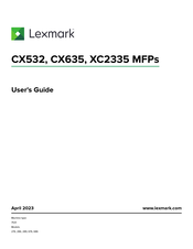 Lexmark XC2335 User Manual