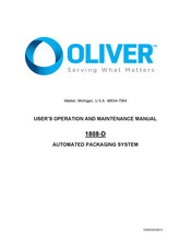 Oliver 1808-D User's Operation