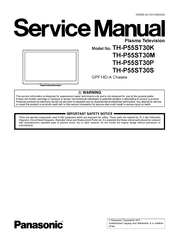 Panasonic TH-P55ST30S Service Manual