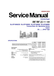 Panasonic SL-DT100GCS Service Manual