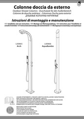 Bossini Arch L00865 Installation And Care Instructions