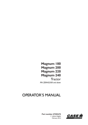 Case 180 Operator's Manual