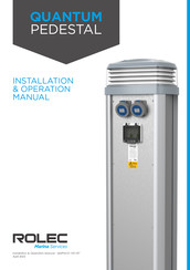 ROLEC QUANTUM PEDESTAL Installation & Operation Manual
