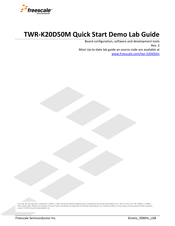 Freescale Semiconductor TWR-K20D50M Manual