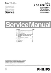 Philips PDP42V7 series Service Manual