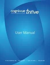Cognivue Thrive UM-420-S User Manual
