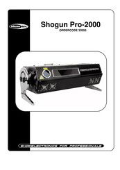 Show Tec Shogun Pro-2000 Manual