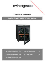 Avintage AVV80 Manual