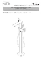 FRANZ VIEGENER Groovy FV215/F4.0 Installation And Maintenance Manual