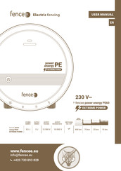 Fencee power energy PE60 User Manual