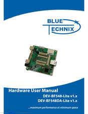 Blue Technix DEV-BF548DA-Lite v1.x Hardware User Manual