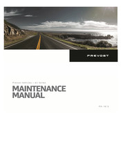 PREVOST X3-45 VIP 2015 Maintenance Manual