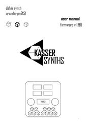Kasser Synths dafm synth arcade ym2151 User Manual