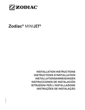 Zodiac MINIJET FFMJ Installation Instructions Manual