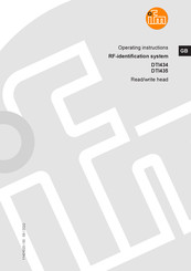 IFM DTI435 Operating Instructions Manual
