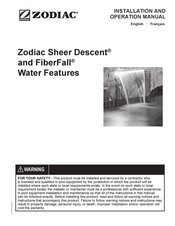 Zodiac Sheer Descent Installation And Operation Manual