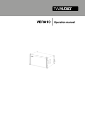 twaudio VERA10 Operation Manual