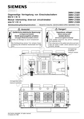Siemens 3WN1 Z-S50 User Manual