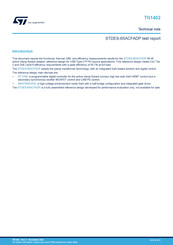 ST STDES-65ACFADP Technical Notes