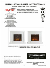 FocalPoint ATHERSTONE SLATE ELECTRIC SUITE Installation & User's Instructions