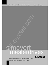 Siemens Compact PLUS 6SE7024-1EP85-0AA0 Operating Instructions Manual