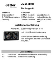 Jetter JVM-507B - HMI Installation Manual