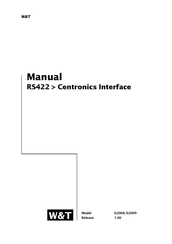 W&T 62008 Manual