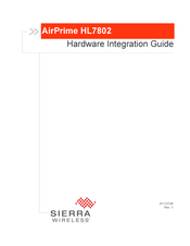 Sierra Wireless AirPrime HL7802 Hardware Integration Manual