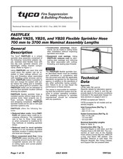 Tyco FASTFLEX YB28-2000 Manual