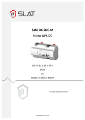 SLAT Safe DC SDC-M Operating Instructions Manual