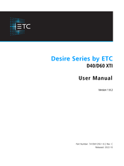 ETC Desire D60 XTI User Manual
