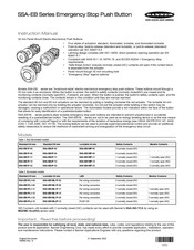 Banner SSA-EB Series Instruction Manual