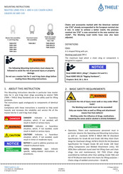 Thiele TWN 0811/4 Mounting Instructions