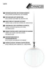 Schwaiger 660173 User Manual And Safety Instructions