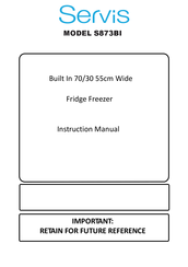 SERVIS S873BI Instruction Manual