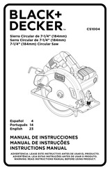 Black & Decker CS1004 Instruction Manual