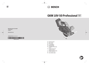 Bosch Professional GKM 18V-50 Instructions Manual