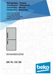 Beko MCNA406E40ZXB Instructions For Use Manual