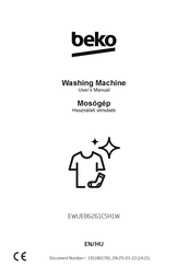 Beko EWUE86261CSH1W User Manual