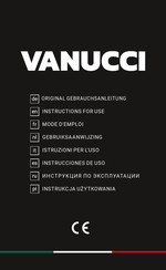 Vanucci VAG-4 Instructions For Use Manual