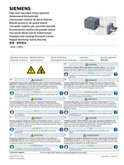 Siemens 3VA9 7-OPK1 Series Operating Instructions Manual