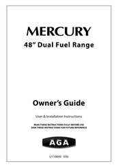 AGA MERCURY AMC48DF-MBL Owner's Manual