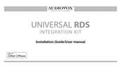 Audiovox UNIVERSAL RDS PRO A-UNI-150 Installation Manual & User Manual