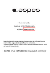 Aspes AMWI2800DGX Instruction Manual