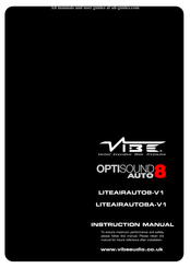 Vibe OPTISOUND AUTO 8 Instruction Manual