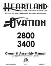 Heartland Ovation 3400S/3 Owner's Manual